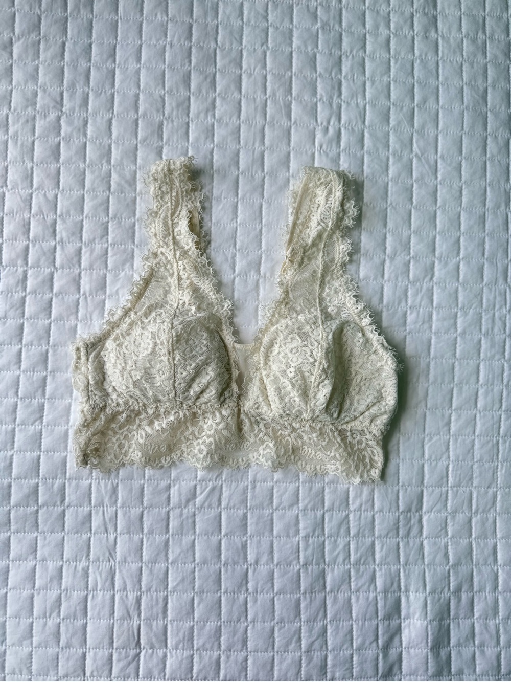 Aerie Lace Bralette in Cream